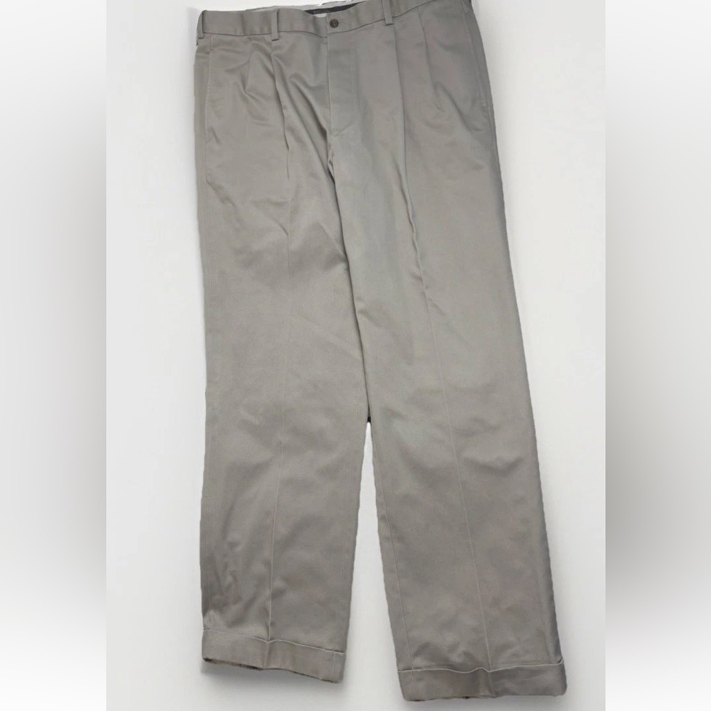 Brooks Brothers Elliot Advantage Chino Pants Khaki Beige Men 38x32